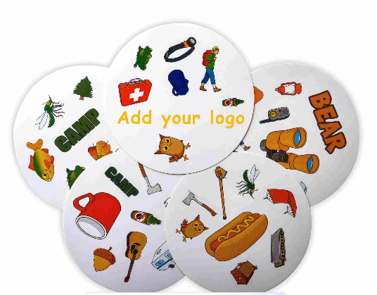 Хартиена карта за парти на производителя за печат по поръчка Играеща семейна двойка